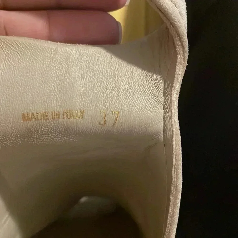 Prada suede espadrille’s neutral sandals shoes